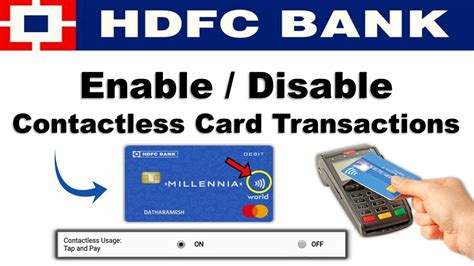 hdfc contactless debit card disable|hdfc debit card security.